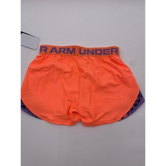 Under Armour Loose Shorts Orange Youth Medium NWT - Picture 2 of 4